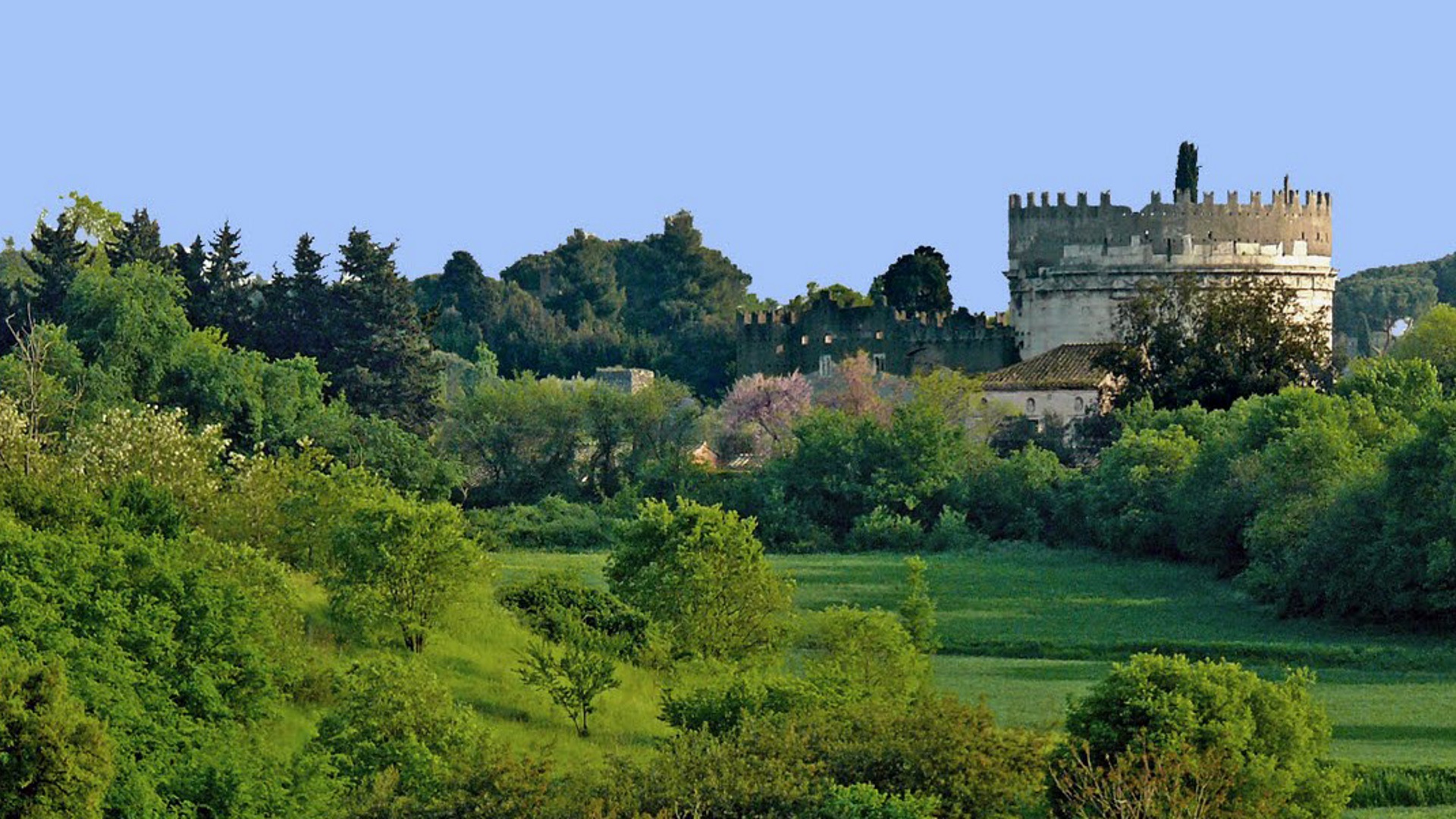 bosco sacro parco della caffarella di roma